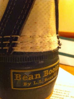 Fenway Bean Boots Heel Detail