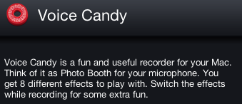 Voice Candy